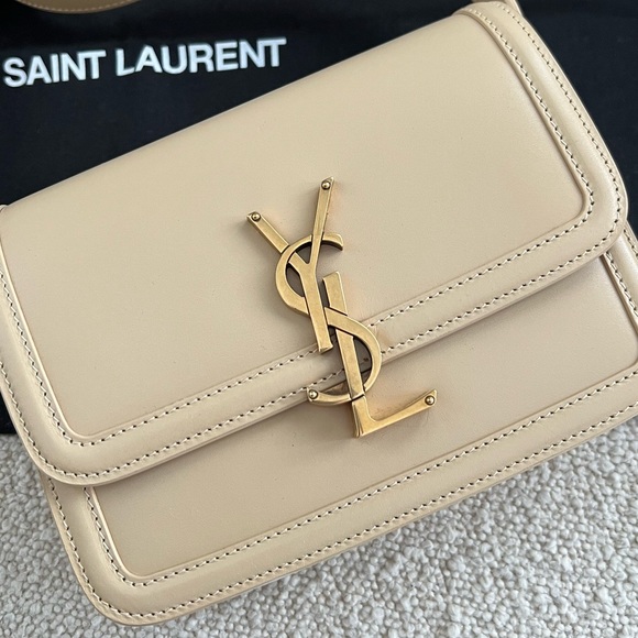SAINT LAURENT Solferino Small Bag in Tan — LIKE NEW! - Picture 6 of 11